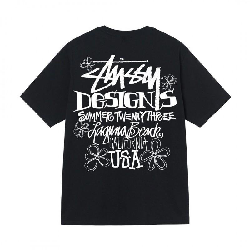 Mens Loose Fit Short Sleeve T-Shirt 270g Heavyweight Cotton Tee Casual Top In Navy Khaki Black White