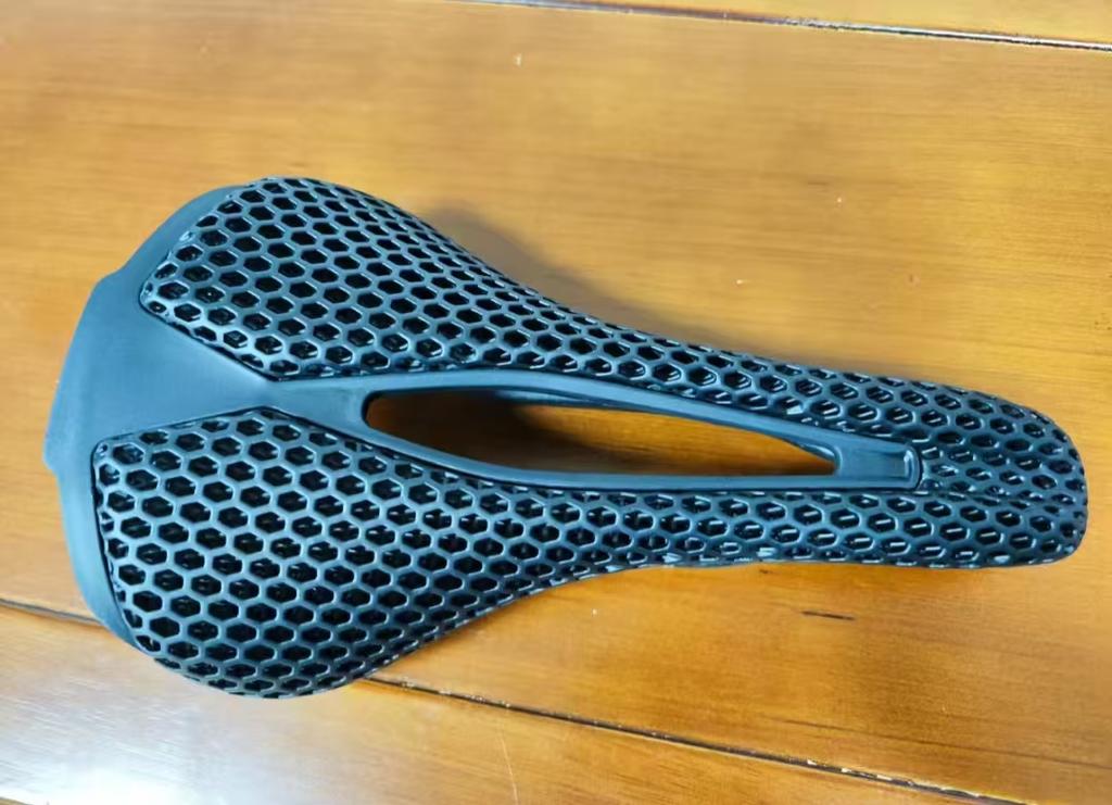 3D Printed Carbon Fiber Gel Comfort Bike Saddle UltraLight Waterproof Breathable for Road Bicycles