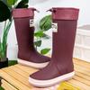 Rain Shoes Women's Fashion Outer Wear Soft-soled Waterproof Shoes New Rubber Shoes Non-slip High Rain Boots Women's Outdoor Camping