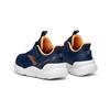 Anta Leather Shock Absorbing Non-Slip Durable Lightweight Low-Top Kids Running Shoes Kids sneaker Blue Yellow A312149951A-2