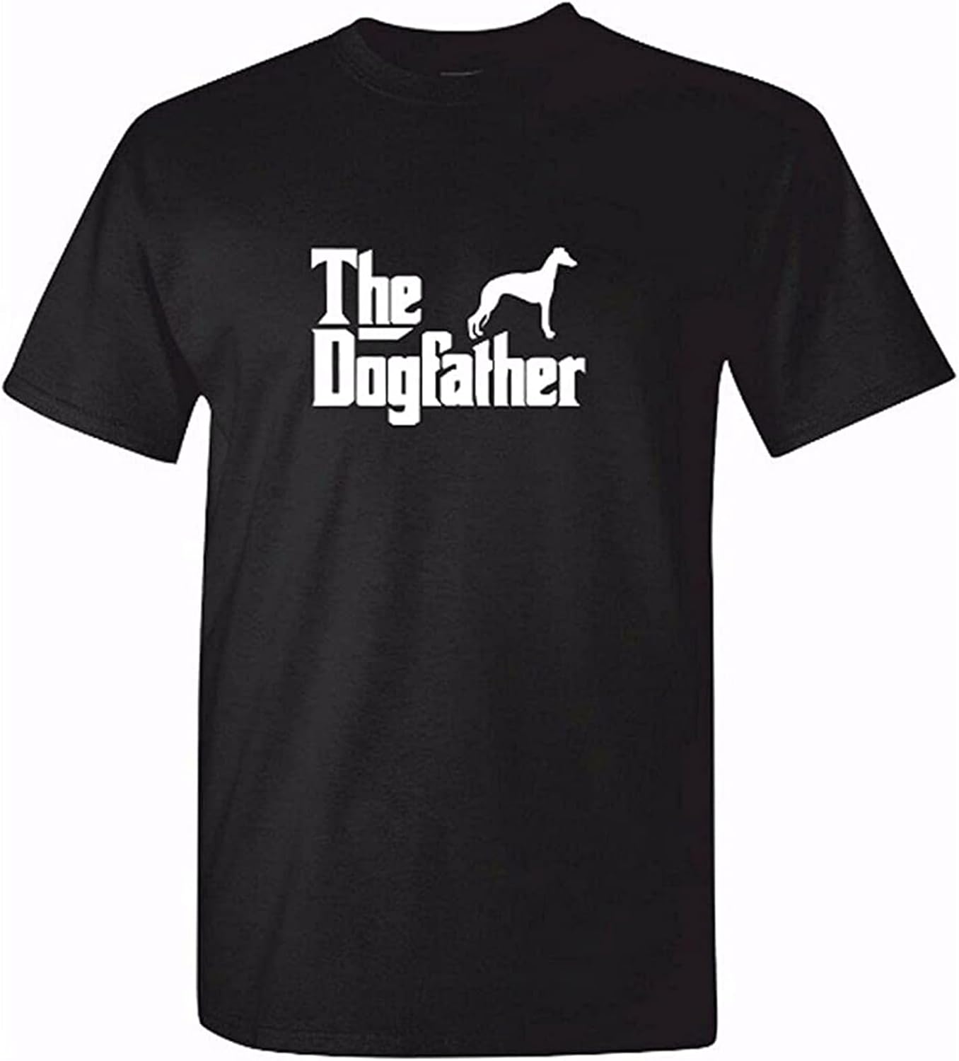 Mens Whippet/Greyhound Tshirt - Dog Father T Shirt Clothing Present Gift Black XL чёрный