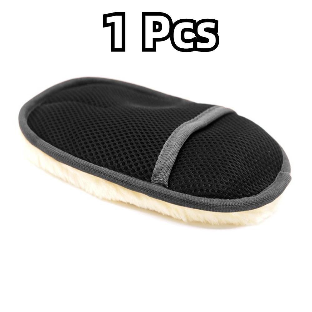 

Автомобильная шерсть, мягкие перчатки для мойки автомобилей, щетка для чистки мотоциклов, чистящие средства 1Pcs чёрный