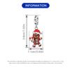 Authentic copper Charm Bead Charms Luxury Christmas Cookie Pendant Bead Charms Compatible With Bracelets Diy Women Making Delicate Gift