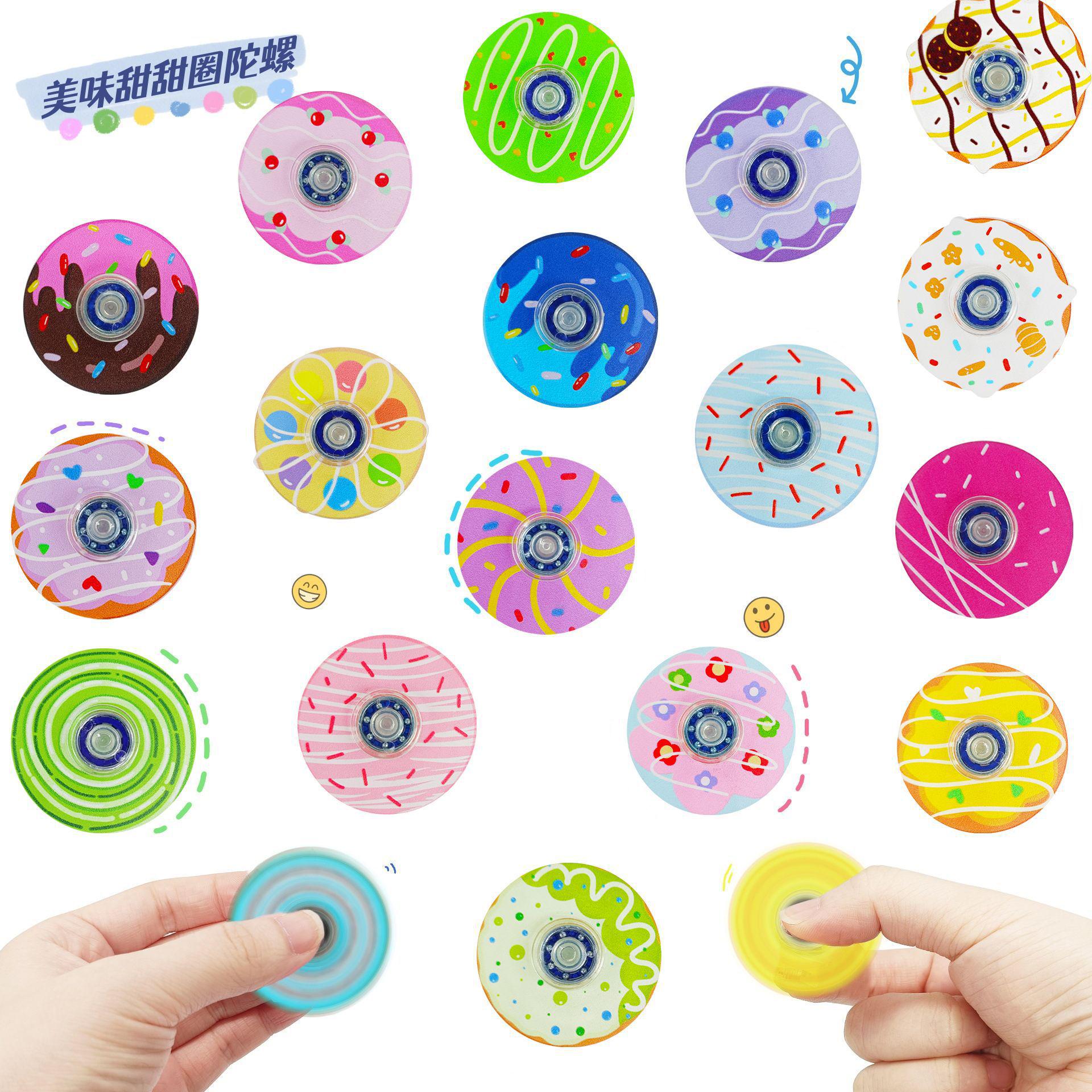 

Acrylic Donut Finger Spinner J Decompression Toy