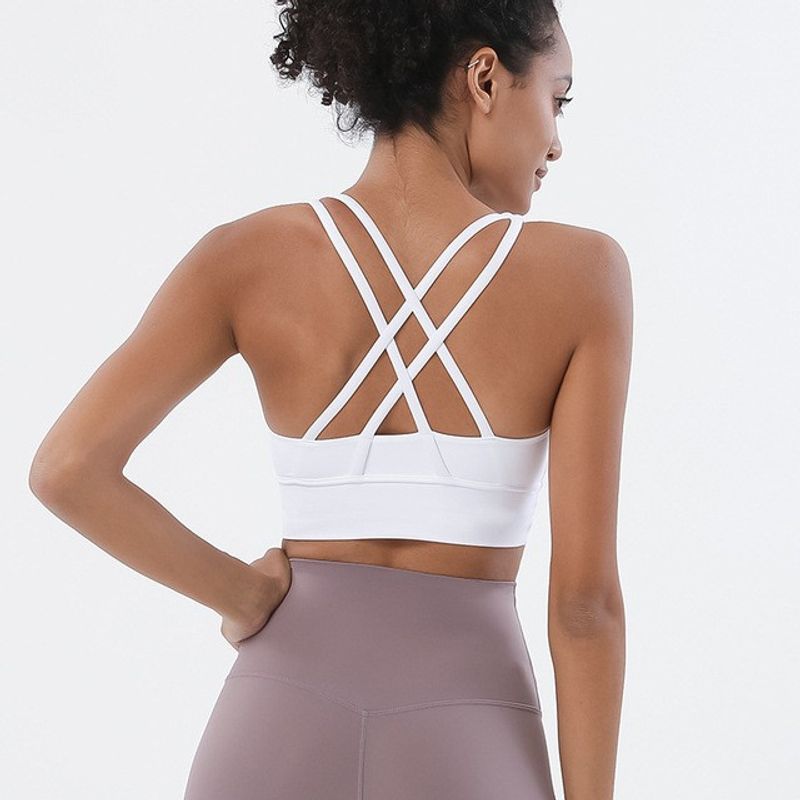 With Chest Pad Spring and Summer New Yoga Clothes Intimates Sports Push up Bras Anti-Vibation Shaping Vest Running Vest Fitness