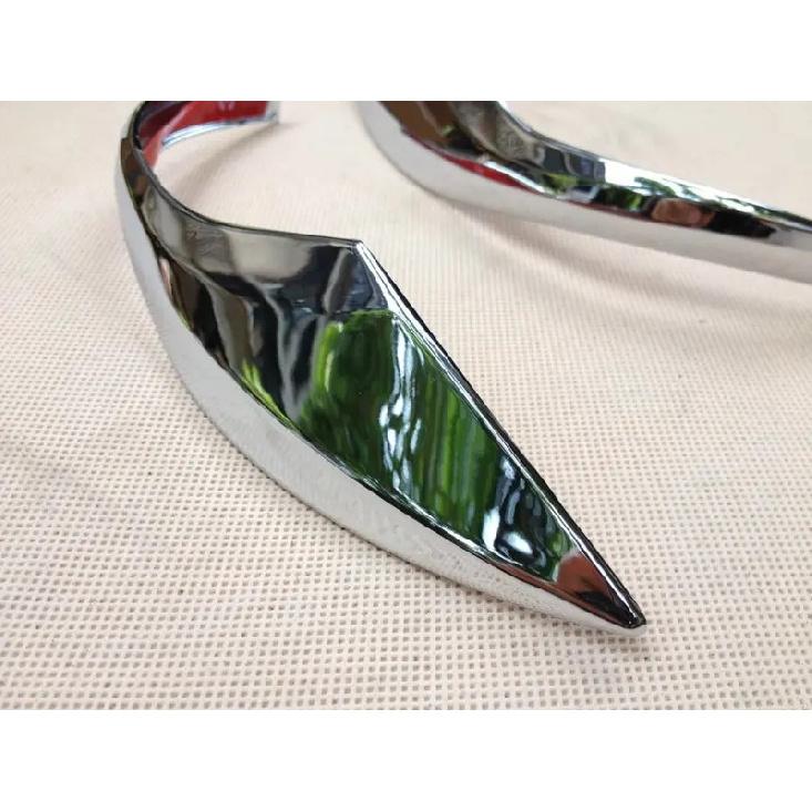 For Toyota Venza Auris 2013 2014 2015 2016 2017 ABS Chrome Side Door Rearview Mirror Strip Trim Sticker Car Styling Accessories