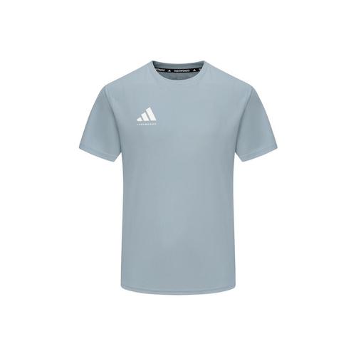 adidas Simple Breathable Crew Neck Short Sleeve T-Shirt Unisex Gray-Blue M серо голубой
