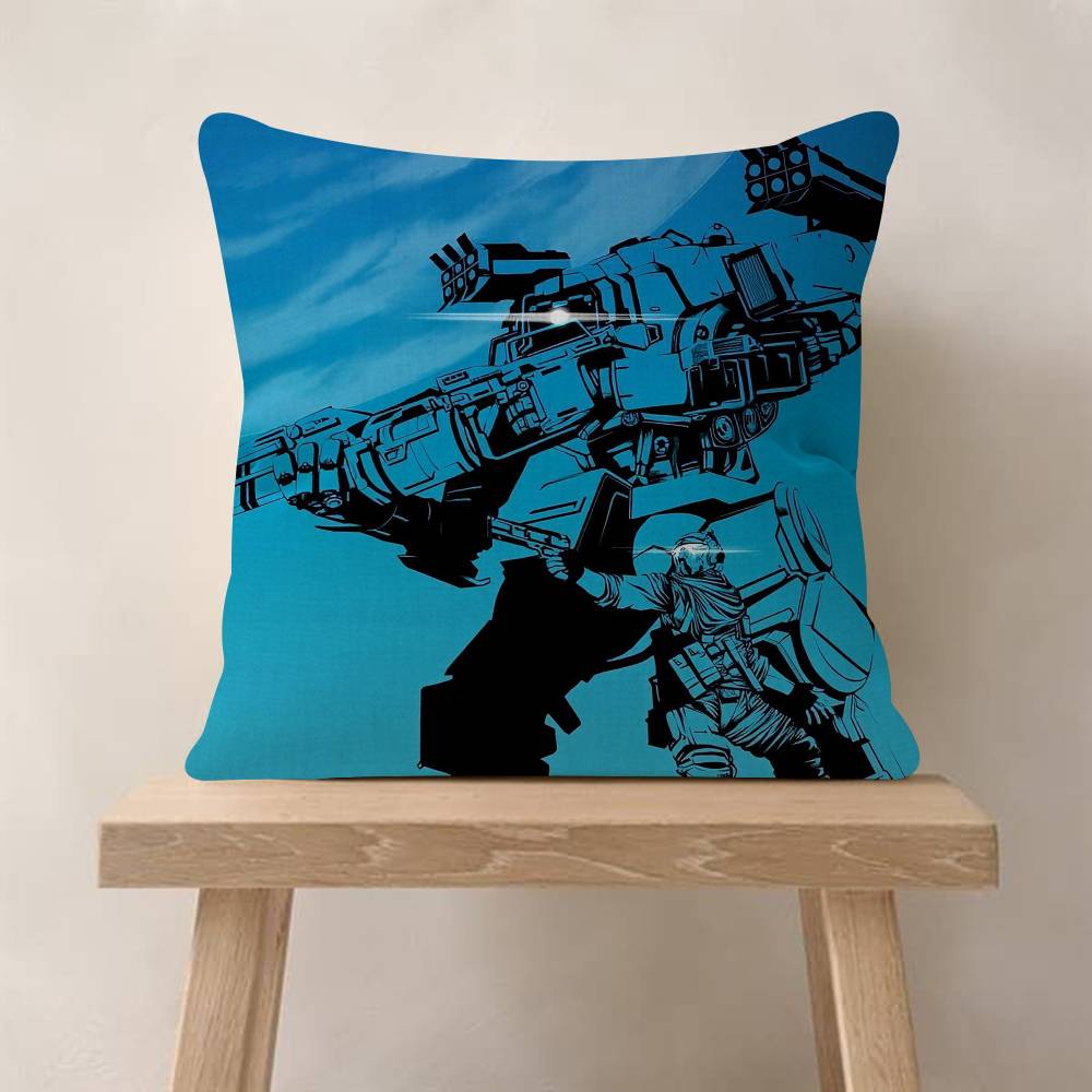 Game TTitanfall Pillow Gift Home Office Decoration Pillow Bedroom Sofa Car Cushion CoverPillow Case