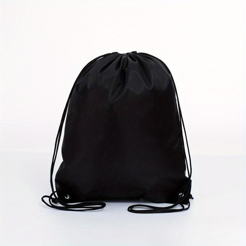 1pc Lightweight & Durable Drawstring Backpack - Ideal for Travel, Yoga, Gym, Outdoor Camping & Hiking | Polyester Sports Bag with Utility Pocket