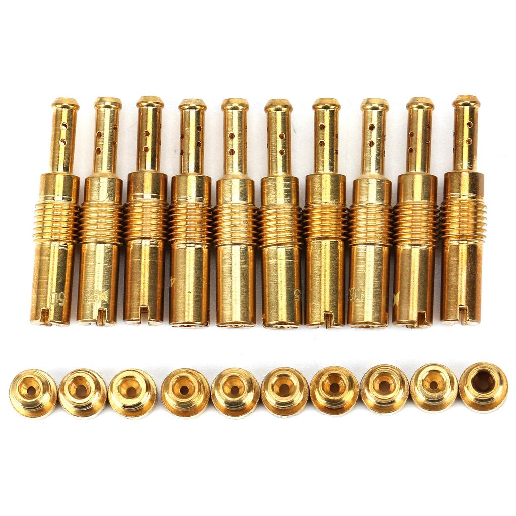 Carburetor Main Nozzle Pilot Jets Kit Brass Rebuild Toolkit Industrial Components