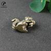 Vintage Brass Squirrel Pine Nuts Ornaments Home Decor Accessories Copper Animal Figurines Incense Burner Car Key Chains Pendants