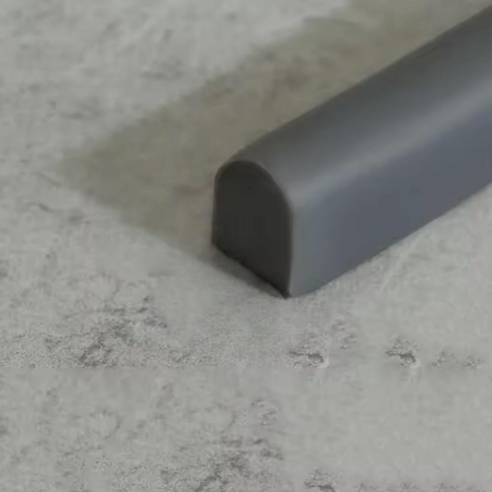 1PC 2M/78.74in Water Retaining Strip Bathroom Sealing Stopper Shower Dam Retaining Non-slip Dry and Wet Separation Barrier