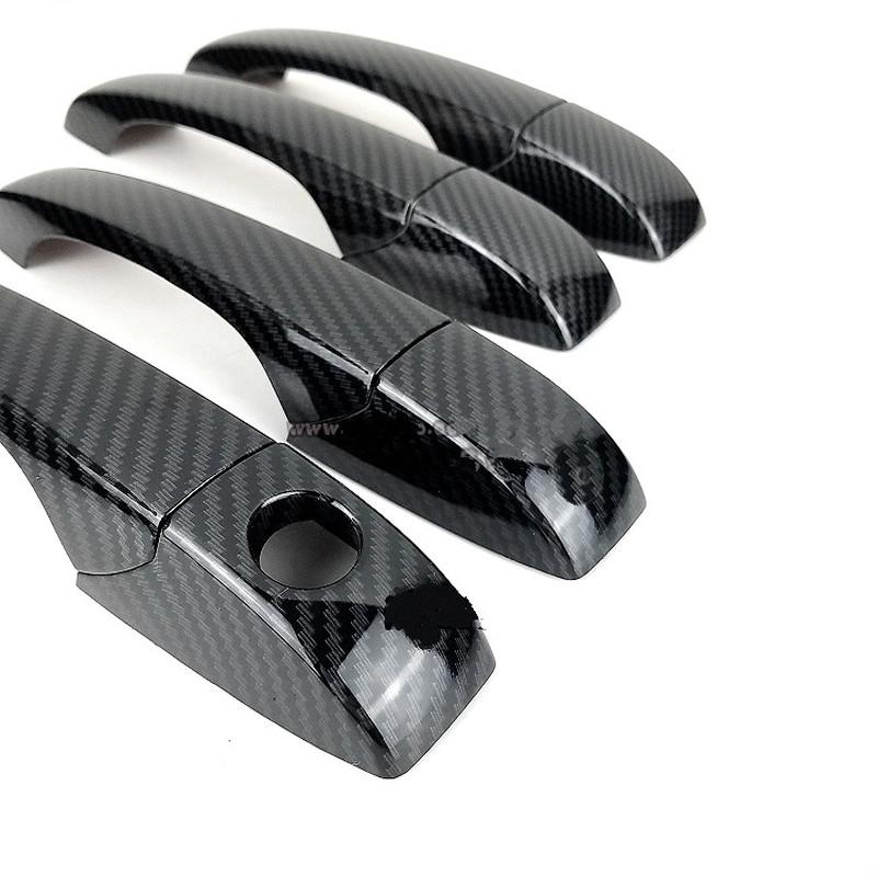 For Chrysler 200 2011 2012 2013 2014 New Carbon Fiber Chrome Car Door Handle Cover Trim Sticker Car