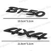 3D ABS Plastic BT50 BT-50 4x4 Logo Emblem Car Rear Trunk Badge Sticker Fender Side Decor For Mazda Auto Accessories Wcgvh11