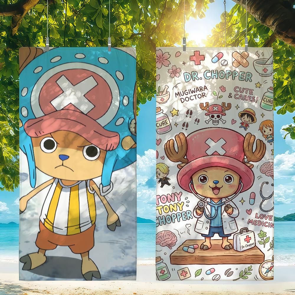 OP T-Tony T-Tony C-Chopper Towel Beach Shower Bath Travel Lightweight Skin Friendly for Pool Camping Cruise Summer