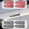 עבור VOLKSWAGEN VW 2 יחידות ABS תלת-ממדי צד גוף רכב כנף GTI GTD תגית פגושים מדבקות סמל קישוט עבור Volkswagen Vw Tiguan Jetta