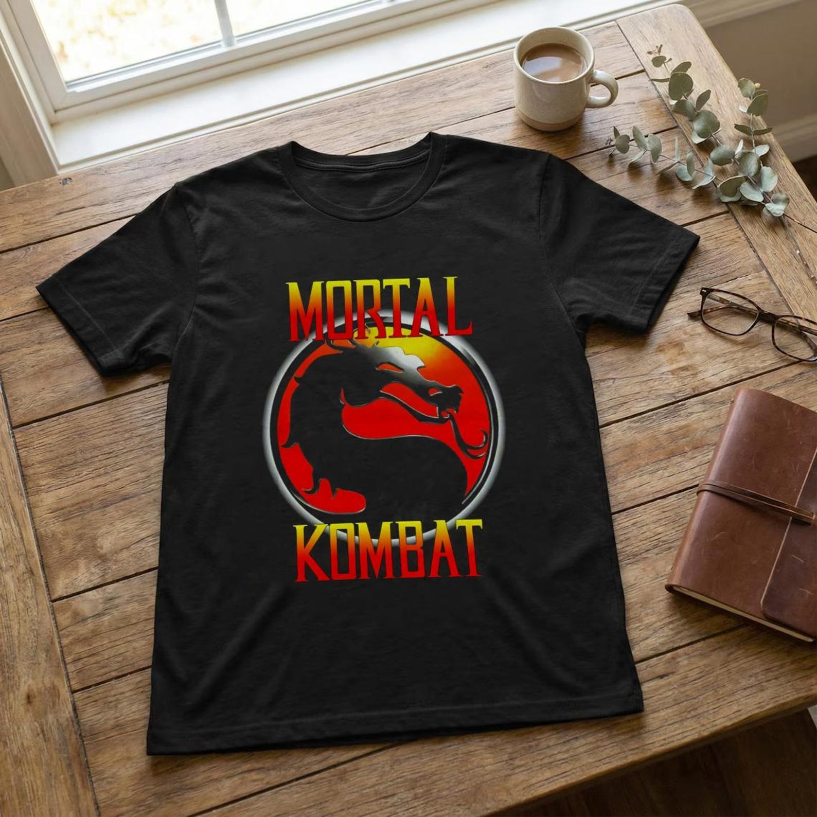 Mortal Kombat Game T-Shirt, Mortal KombaT-Shirt Fan Gifts, Mortal Kombat Logo Shirt, MK Shirt, Mortal Kombat Movie Shirt, Video Game Shirt M