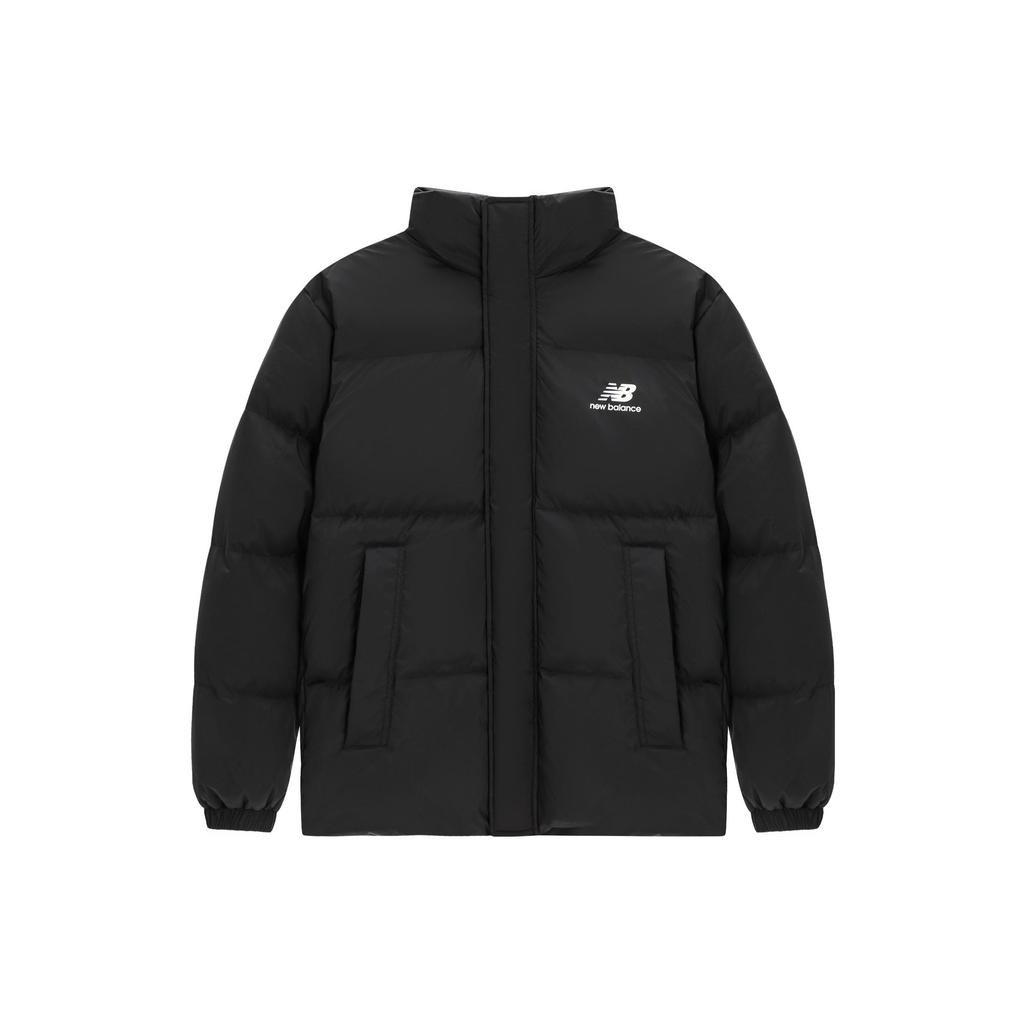 New Balance Down Jackets Unisex Black Stand Collar Without Hood Moderate Other AMJ24359-BK