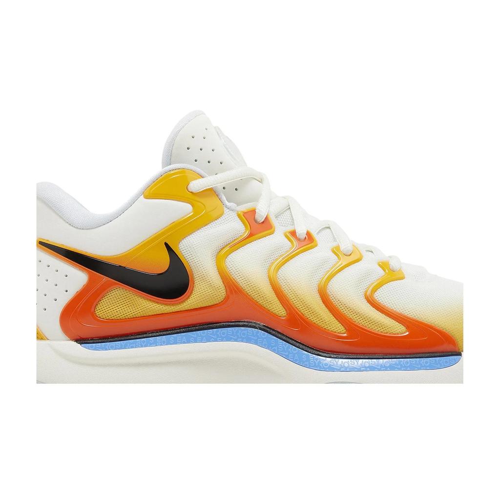 Nike KD 17 'Sunrise' (Unisex) University Gold / Black / Safety Orange Basketball Shoes FJ9487 700