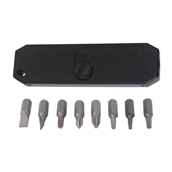 1 Set Metal EDC Pocket Tool Kit Heavy Duty Alloy Multi-Tool Portable Outdoor Everyday Carry Camping Hiking Bits Utility Tools