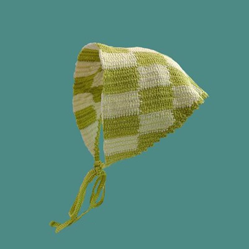 Süßes Niedliches Gestricktes Dreieck Stirnband Französischer Pastoralstil Stirnband Für Frauen Mädchen Kleine Blume Kopftuch Haaraccessoires