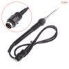 Electric Soldering Iron Handle 5 Pin Welding Head Handle Replacement For 852D+ 853D 878AD 898D 936B 937D Tools Welding Head