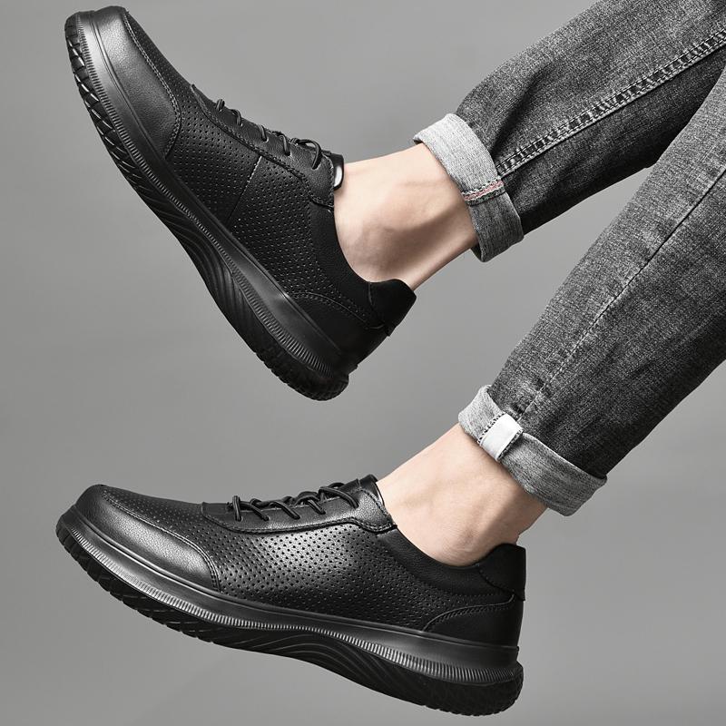 2024 neue Männer Schuhe Aus Echtem Leder Männer Business Schuhe Hohe Qualität Im Freien Männer Turnschuhe Männlichen Casual Schuhe Wandern Schuhe