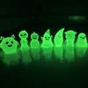 8pcs Cartoon Halloween Luminous Ghost Figurines Halloween Pumpkin Ghost Decor  Bar Home Decor