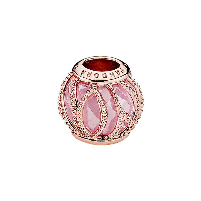 Pandora Der rosa verschlungene Heiligenschein ist leicht und luxuriös, mädchenhaftes Herz 781968PCZ