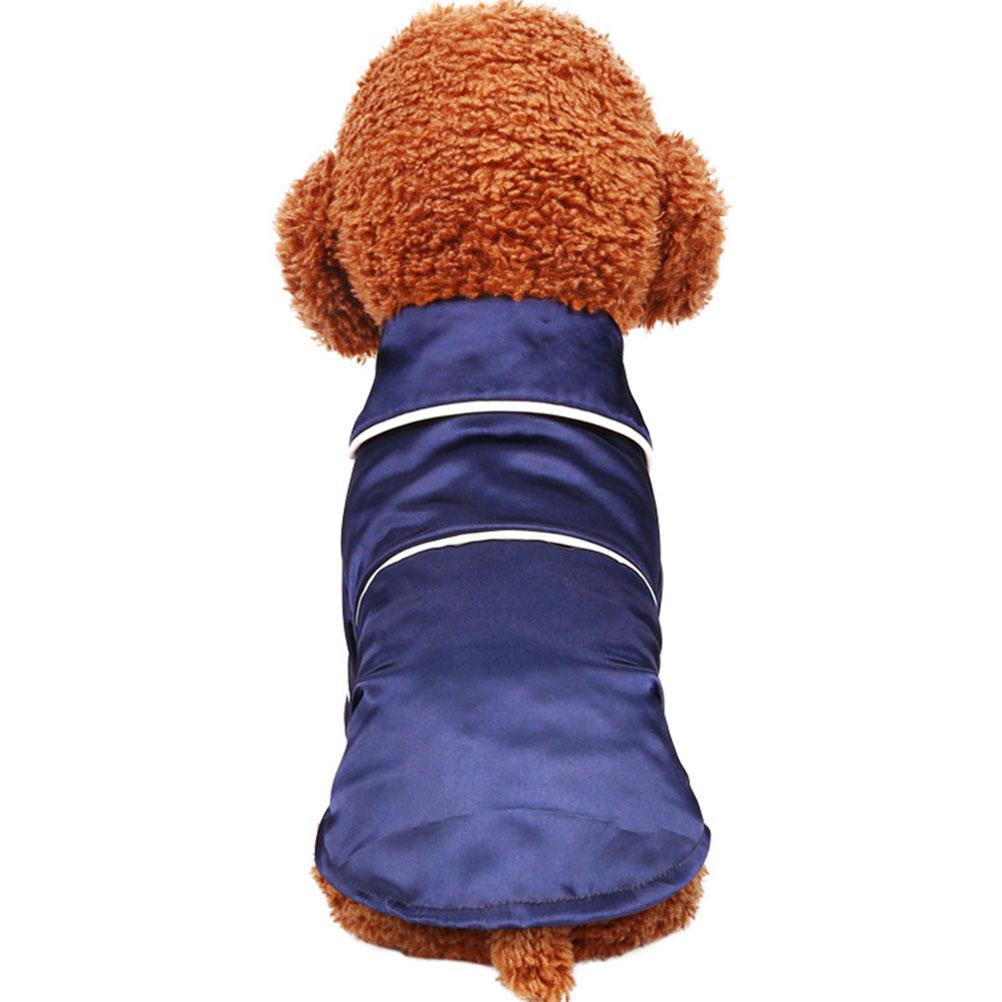 Dog Apparel Fashion Cotton Pet Clothes for Small Dogs Pajamas Shirts Keep Warm Cute Stripe Design Lightweight Wind Proof
