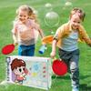 Knitted Racket Covers Bubble Paddle Game ABS Manual Bubble Blowing Parent-Child Games