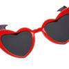 Disco Party Decoration Heart Sun Glasses Bat Wings Decor Halloween Costume Eyewear  for Women