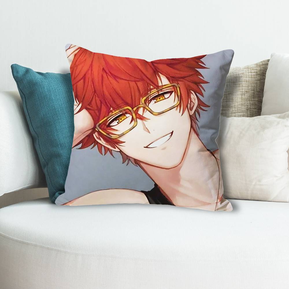 Game MMystic Messenger 707 Pillow Cases for Bedroom Living Room Sofa Home Decor Polyester Cushion Cover with Zipper