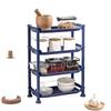 Multi-Purpose Floor-Standing Storage Rack for Kitchen, Bathroom, and Dorms