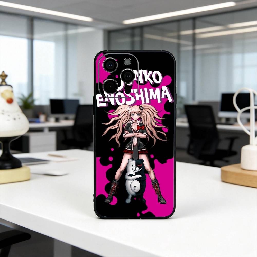 J-Junko Anime Enoshima-JEES Phone Case Silicone Soft For IPhone 17 16 15 14 13 12 11 X XR Plus Pro Max Plus