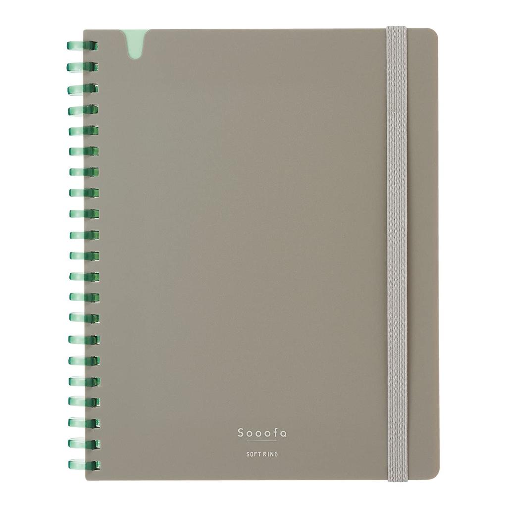 KOKUYO Note Soft Ring Note Sooofa B6 Deformed 4mm Grid Gray S-SV748S4-DM