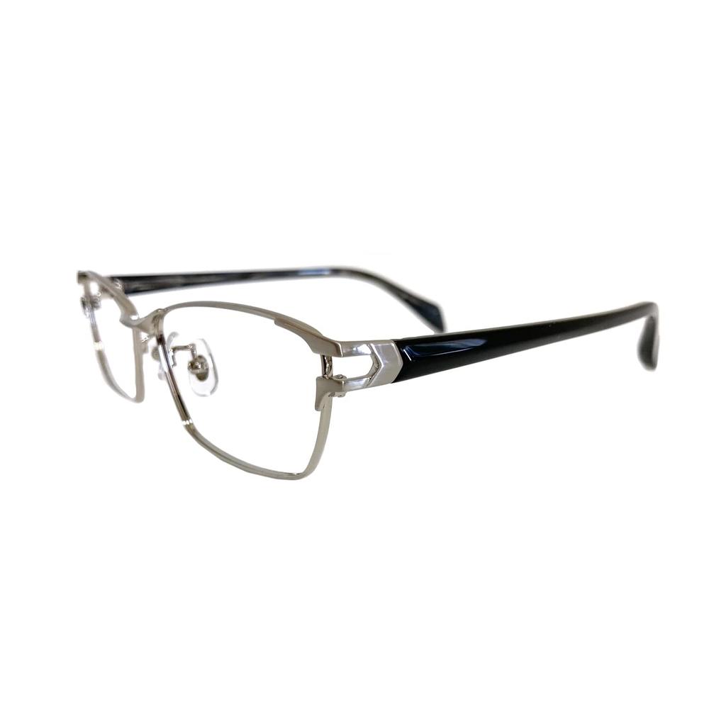 Super Blue Light Cut PC Blue Light Full Blue Light UV UV Fashion Silver Slightly Tough Glasses Glasses, Glasses, 94% Cut, Square, Rim, Metal, Men's,