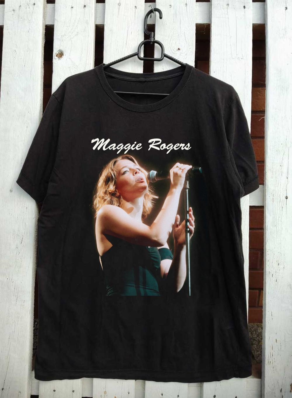 NEW Classic Maggie Rogers Sleeve Cotton Black All Size Shirt OB167 XXXXL