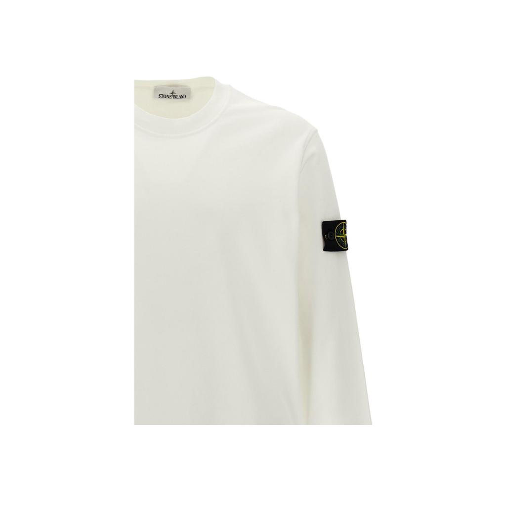 STONE ISLAND Solid Color Logo Long Sleeve Sweatshirt Men Tops K2S156100060S0051-V0093