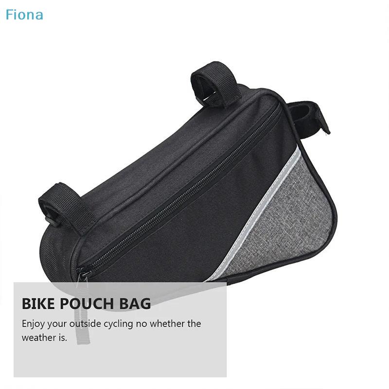 Waterproof Triangle Front Bike Bag Compatible With Mountain And Road Bikes Handlebar Mounted Anti-Splash Cycling Storage