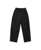 Teulimingbeodeu Oblique Zipper Leather Set-Up Pants [ Black ]