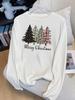 (Asian Size) plaid trend cute Print T Shirt Christmas new year Graphic Tee Women autumn winter Casual Fashion Top Clothing Long Sleeve T-shirts