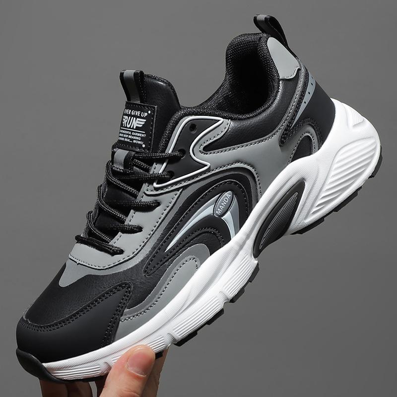 Autumn and winter new casual versatile breathable soft bottom mesh running shoes fashion sports shoes men's shoes