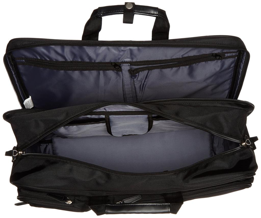 Captain Stag Business Bag P1680D with Fits B5 Black Hanger, 2-Way, 2-Room Design, PCs, 12230001,