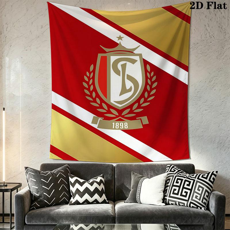 Standard Liège logo Wall Hanging Printed Fabric Blanket Decorative Tapestries for Bedroom Living Room Home Decor