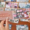 30 Blätter Süßes Stanz-Flash Koreanisches Schreibwaren-Stickerbuch DIY Scrapbook Ästhetische Sticker Dekoration Collage Journal Zubehör