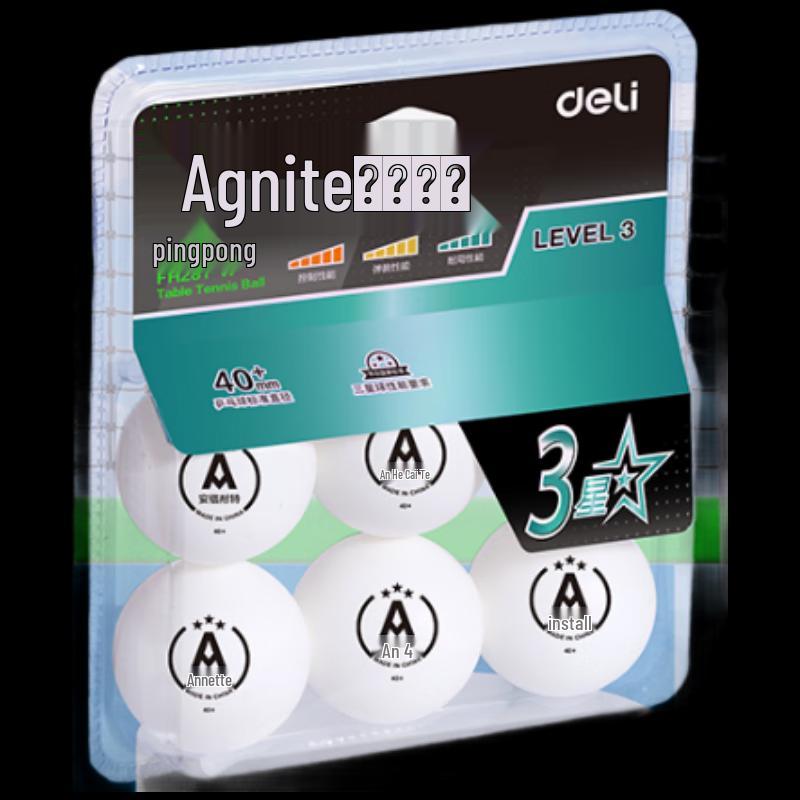Deli Angnet Series 3-Star Table Tennis Balls
