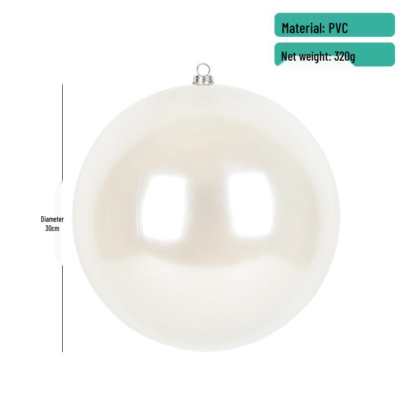 6-30cm Christmas Ornaments: Shiny, Matte & Glitter Balls In Gold, Silver, Red & Green - Plastic Tree Decorations