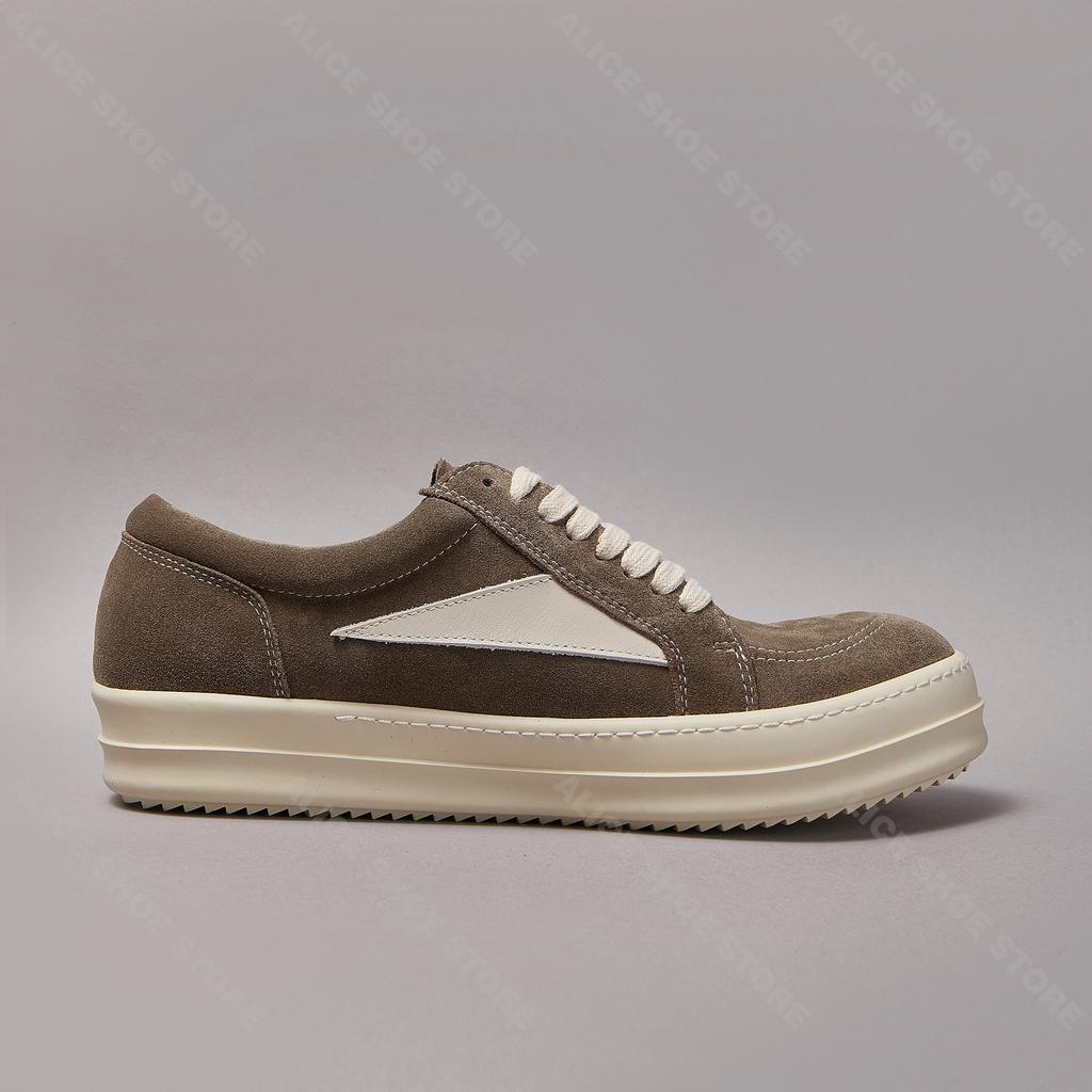 Brand Casual Women Shoe Low Top Men Sneaker Quality Brown Cow Suede Punk Designer Luxury Street Quality Platform Thick-sole Shoe