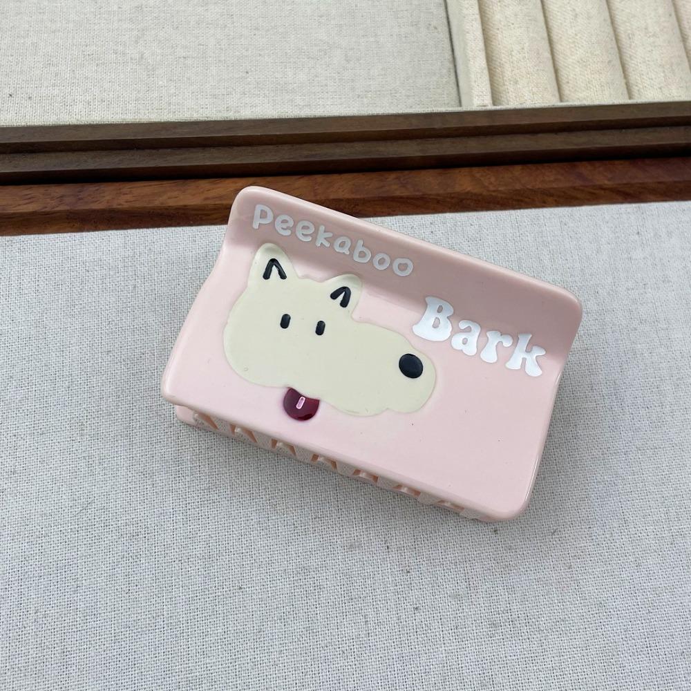Headwear Cartoon Animal Hair Clip Puppy Geometry Shark Clip Funny Bear Acetate Hair Claw  Female